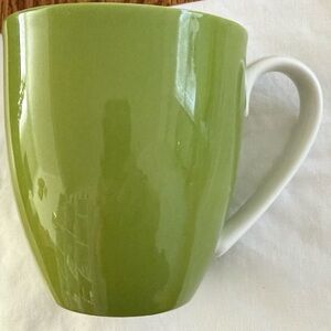 Crate&Barrel Lime Green Hamptons Ceramic Mug Discontinued